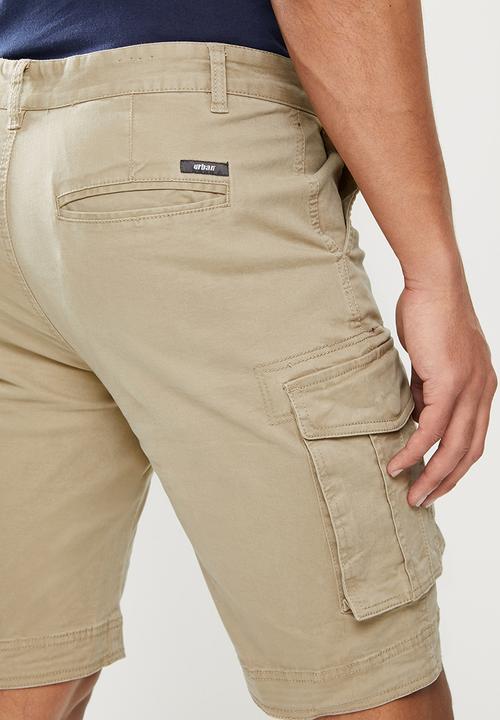 urban° - Urban cargo shorts - stone