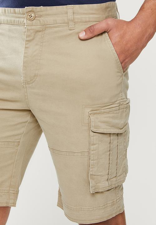 urban° - Urban cargo shorts - stone