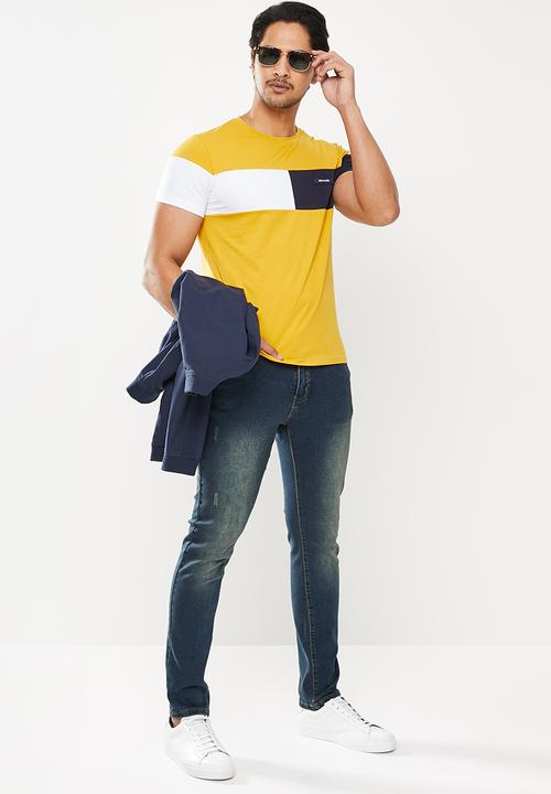 Pierre Cardin - Skinny fit - small rip - blue