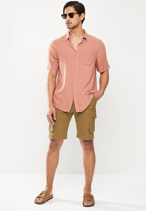 urban° - Urban cargo shorts - tobacco