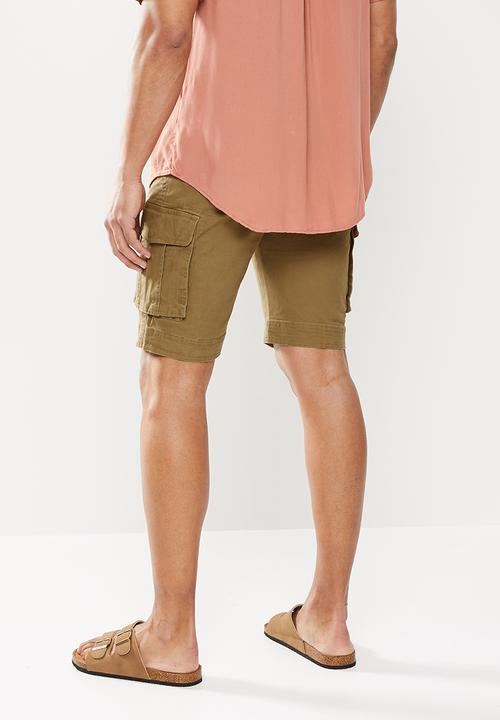 urban° - Urban cargo shorts - tobacco