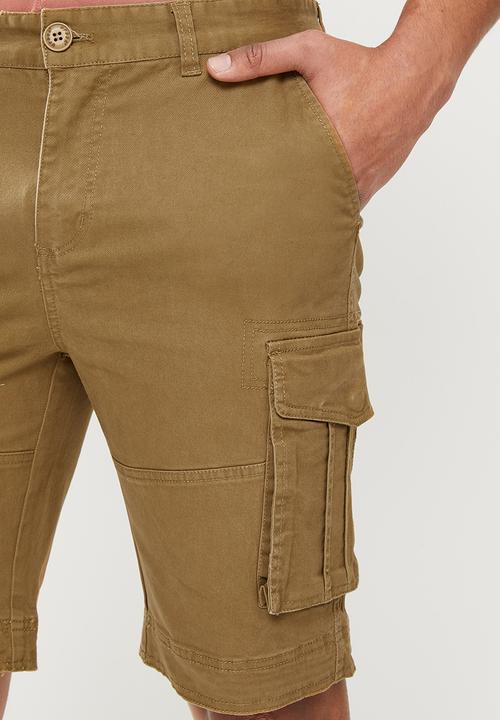 urban° - Urban cargo shorts - tobacco