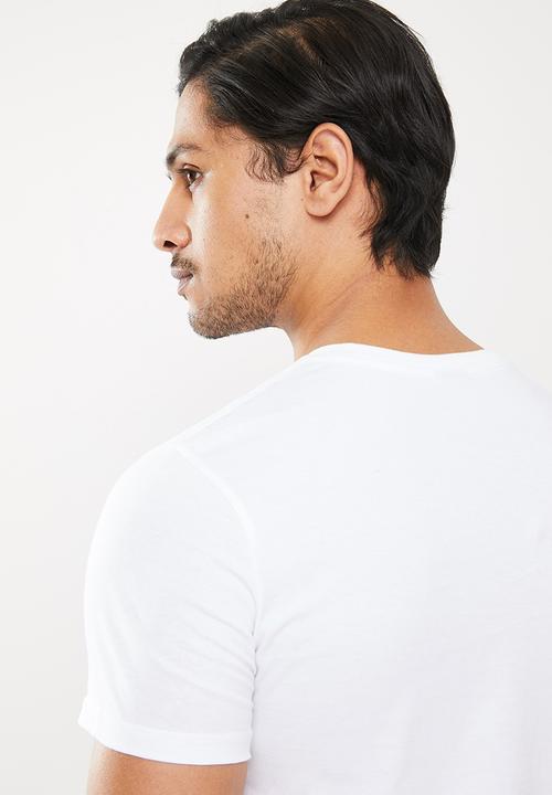 urban° - Urban flock logo short sleeve t-shirt - white