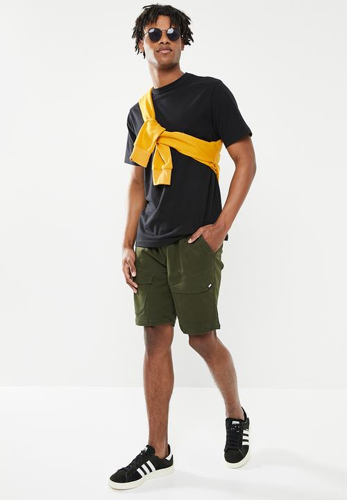 S.P.C.C - Otto regular fit elasticated shorts - green