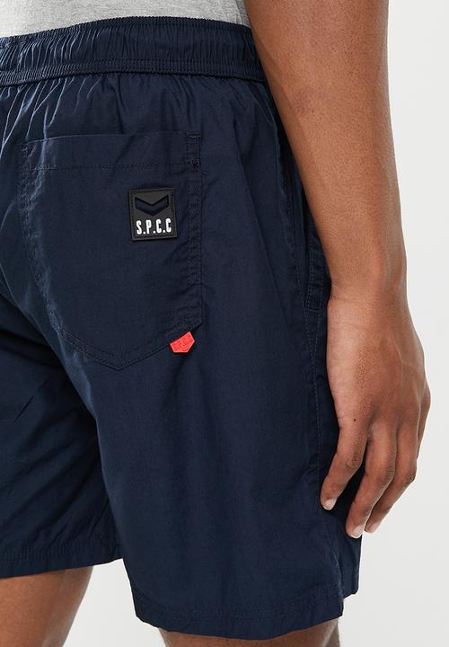 S.P.C.C - Madsen regular fit elasticated shorts - navy