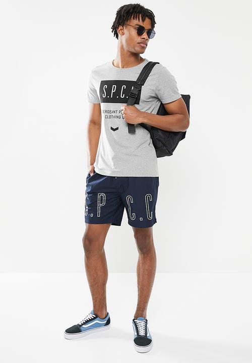S.P.C.C - Madsen regular fit elasticated shorts - navy