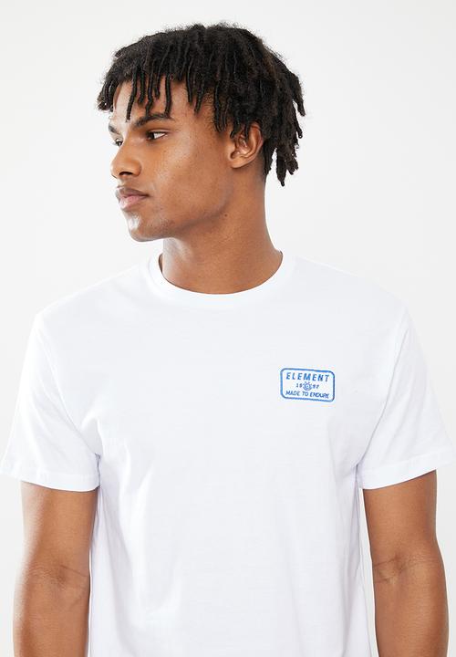 Element - Fun box short sleeve tee - white