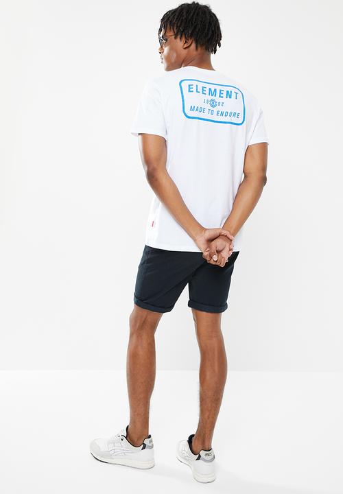 Element - Fun box short sleeve tee - white