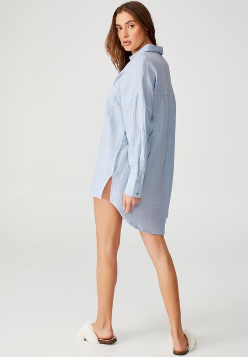 Cotton On - Pre party oversized shirt nightie - summer breeze