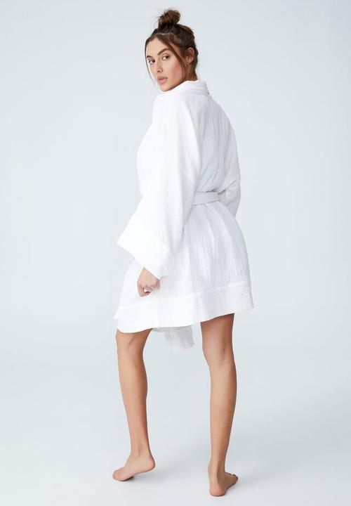 Cotton On - Pre party robe - white