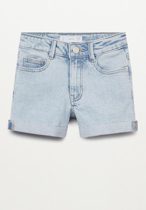 MANGO - Shorts chip - light blue