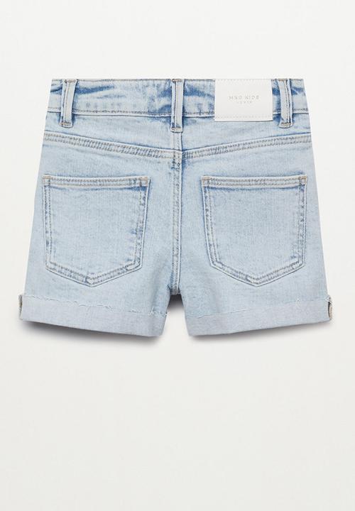 MANGO - Shorts chip - light blue