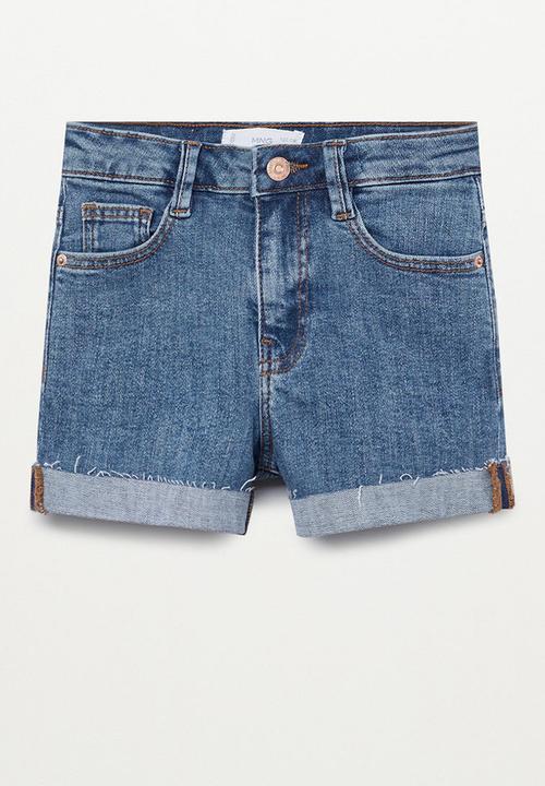 MANGO - Shorts chip - medium blue
