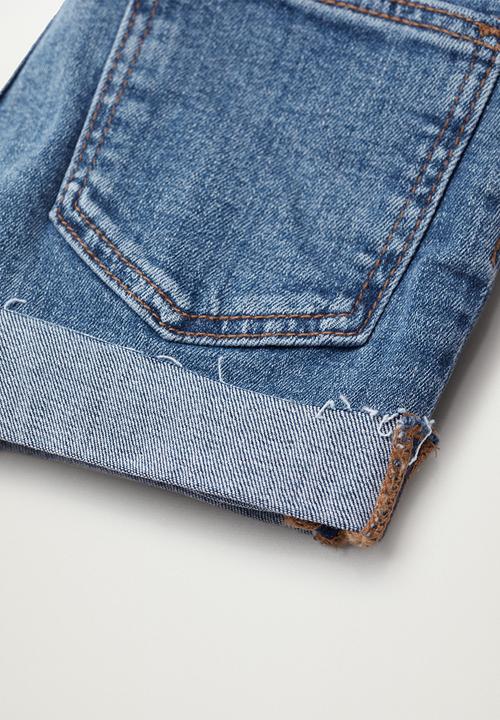 MANGO - Shorts chip - medium blue