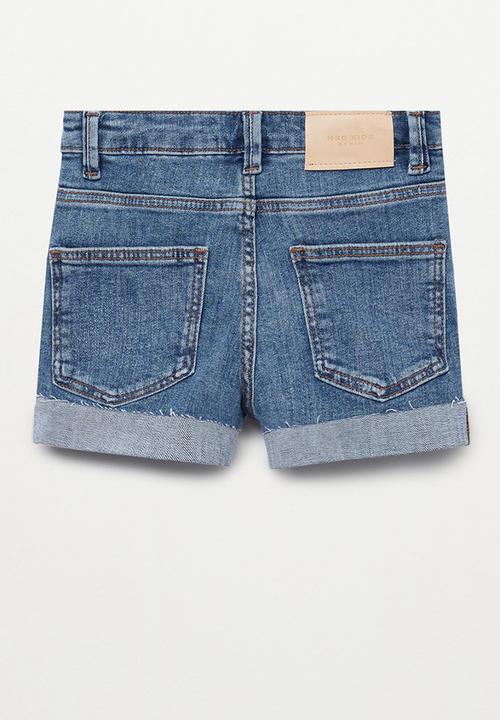 MANGO - Shorts chip - medium blue
