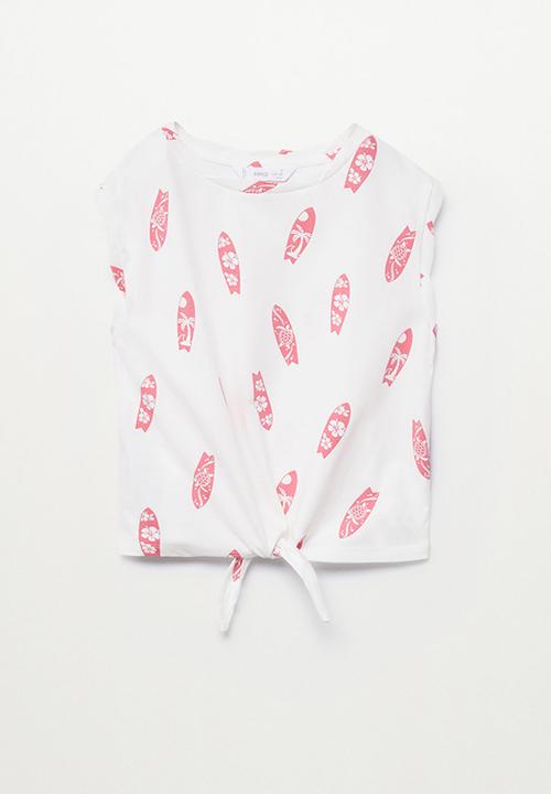 MANGO - T-shirt safari - white