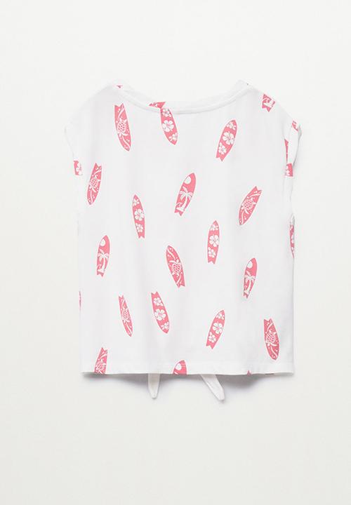 MANGO - T-shirt safari - white