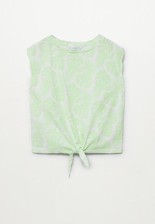 MANGO - T-shirt safari - green