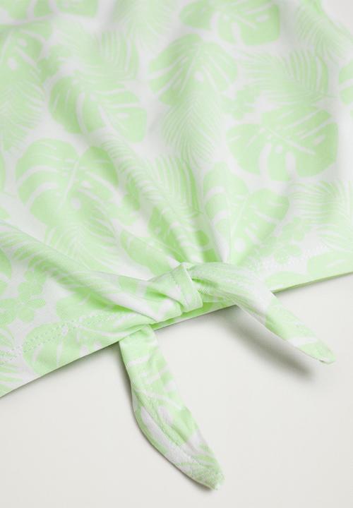 MANGO - T-shirt safari - green