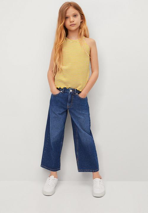 MANGO - T-shirt lane - yellow