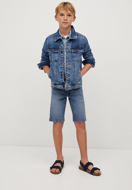 MANGO - Bermuda shorts john - light blue