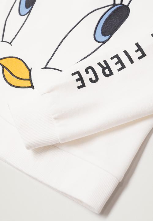 MANGO - Sweatshirt fierce - white