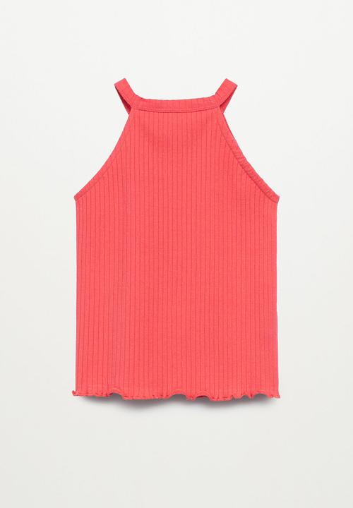 MANGO - T-shirt lane - red