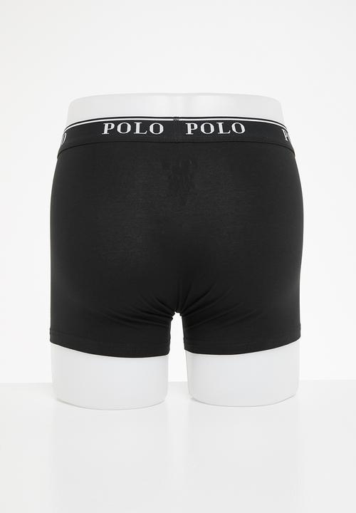 POLO - Classic knit boxer 3 pack - black