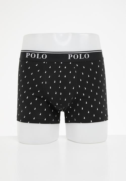 POLO - Classic knit boxer 3 pack - black