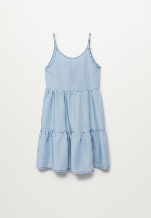 MANGO - Dress hawai - blue