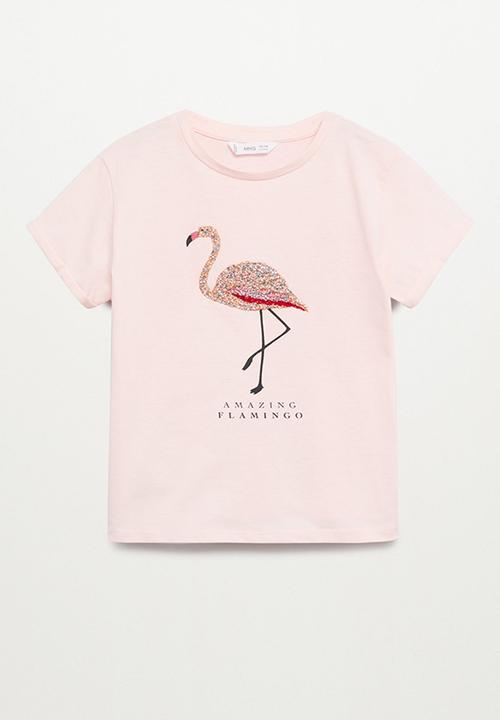 MANGO - T-shirt piedra - light pink
