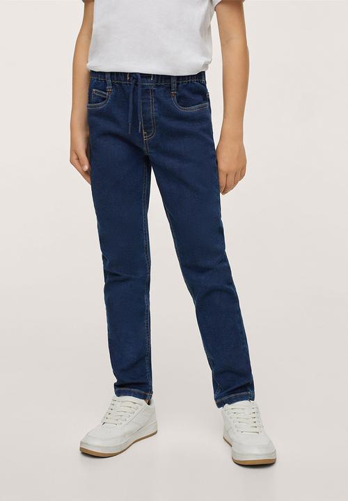 MANGO - Jeans comfy - dark blue