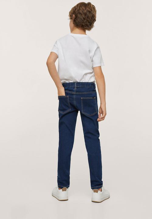 MANGO - Jeans comfy - dark blue