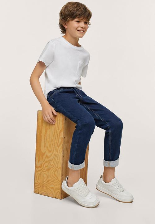 MANGO - Jeans comfy - dark blue