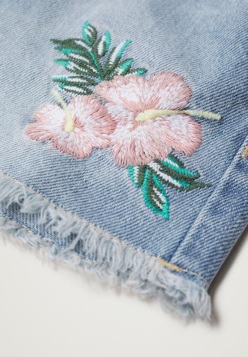 MANGO - Shorts irene - blue