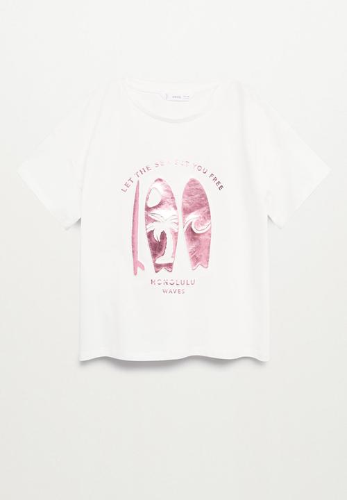 MANGO - T-shirt boss - white