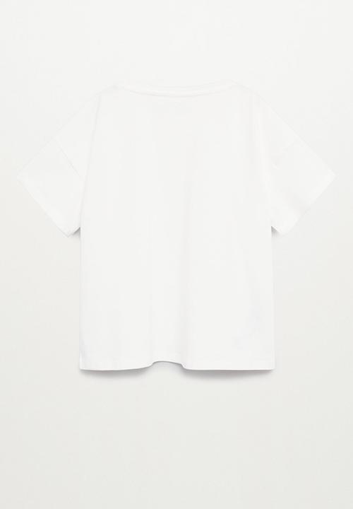 MANGO - T-shirt boss - white