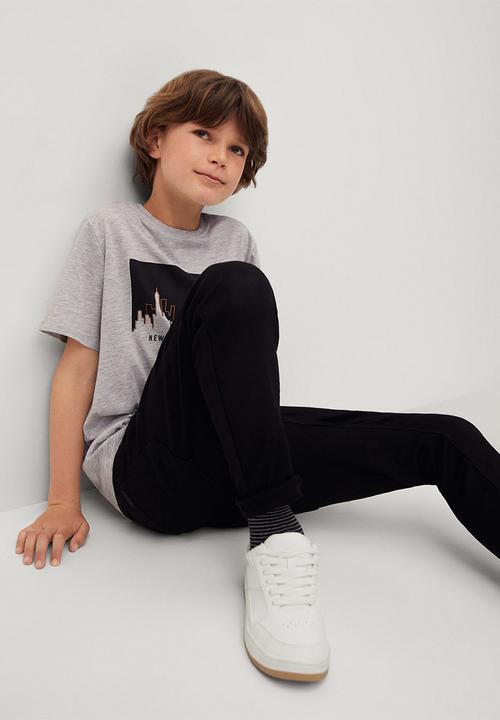 MANGO - Jeans comfy - black