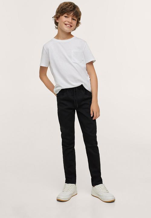 MANGO - Jeans comfy - black