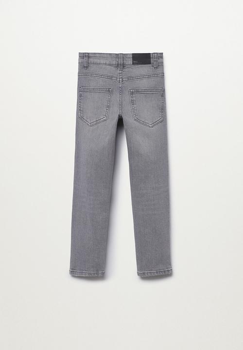 MANGO - Jeans slim - grey