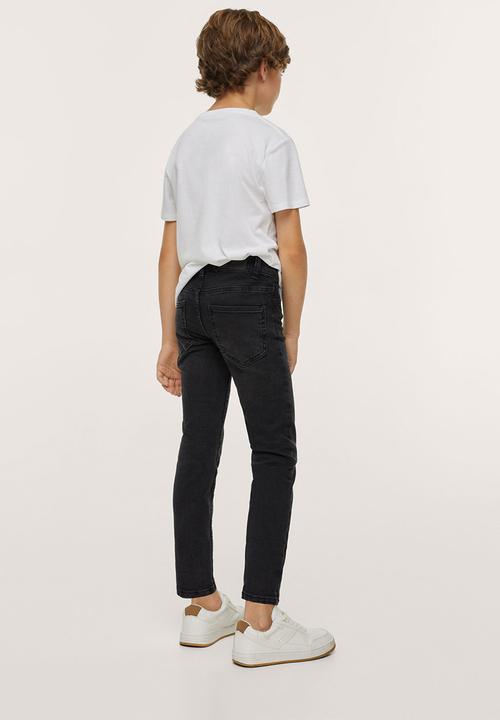 MANGO - Jeans slim - black 