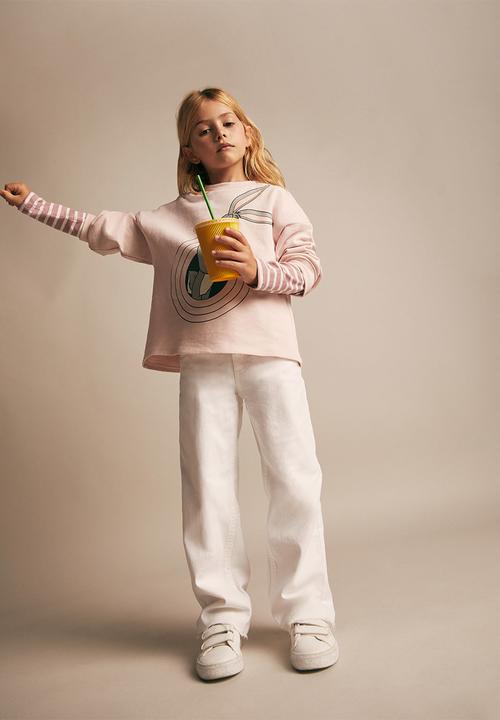 MANGO - Sweatshirt folk - light pink