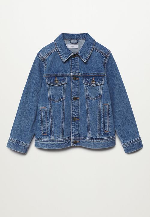 MANGO - Pocket denim jacket - open blue 1