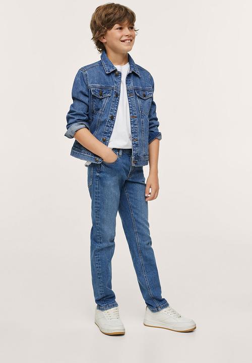 MANGO - Pocket denim jacket - open blue 1
