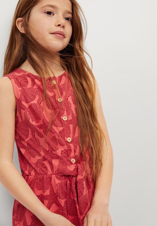 MANGO - Playsuit saray - red