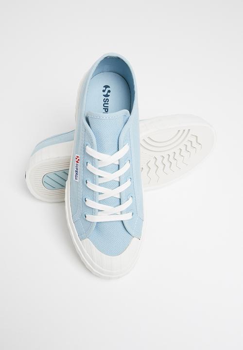SUPERGA - 2630 cotu stripe chunky sole - light blue