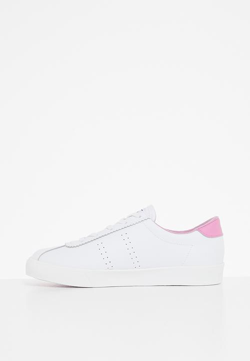 SUPERGA - 2843 leather club s - white