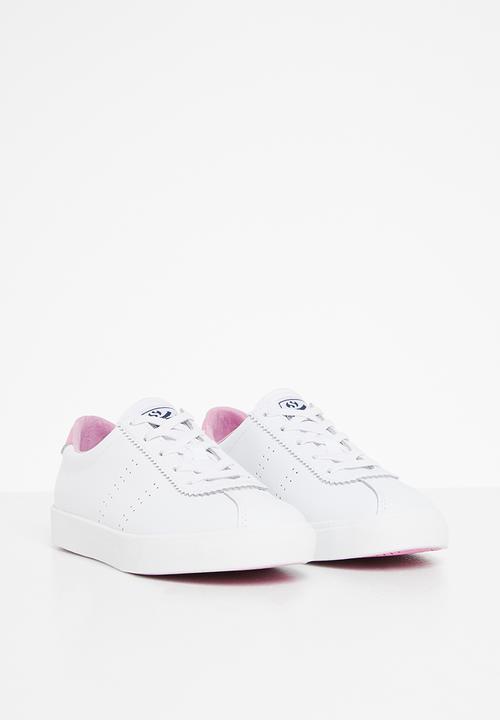SUPERGA - 2843 leather club s - white