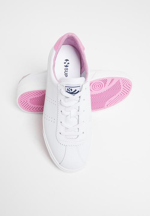 SUPERGA - 2843 leather club s - white