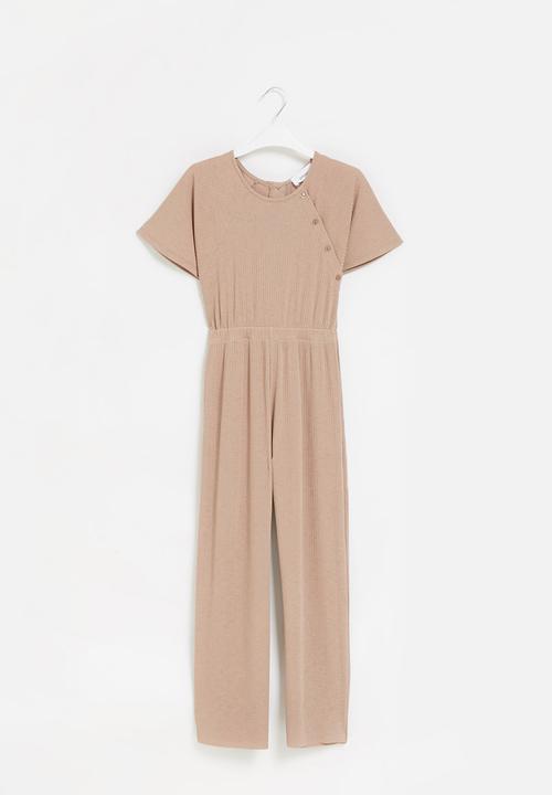 Superbalist - Rib jumpsuit - pink